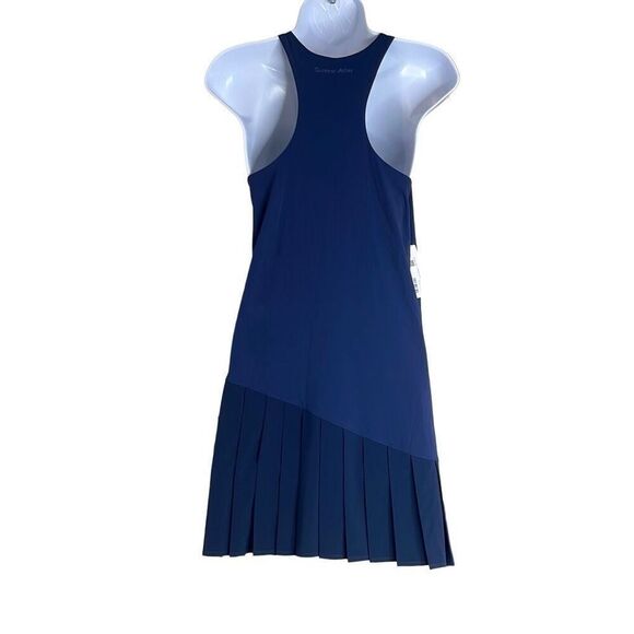 Outdoor Voices XL Navy Blue Ace Pleated Hem Mini Dress NWT Tennis Gym Athleisure - Picture 2 of 14